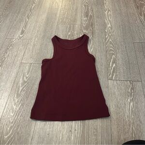 Lululemon tank top women’s size 2 burgundy